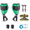 Tree Climbing Spikes Set, Height-Adjustable Tree Climbing Gear with Straps & Spike Protectors, 350 lbs Load Capacity
