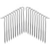 20PC 7inch Secure and stable, 7-shaped ground spikes, a must-have for outdoor tents. High-strength and windproof.