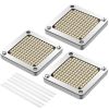 Replacement Chopper Blade, 1/4 inch, 3 PCS French Fry Blade Assembly with 6 Extra Knives