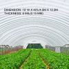 Greenhouse Film 15 x 40 ft, Greenhouse Polyethylene Film 6 Mil Thickness, Greenhouse Plastic Greenhouse Clear Plastic Film UV Resistant