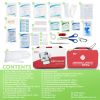 Portable 121-Piece Survival First Aid Kit, Compact EVA Case