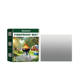 Portable BBQ Fire Pad Series Outdoor Lawn Terrace BBQ Fireproof Waterproof Protective Pad (03) (Option: default)