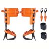 Tree Climbing Spikes, 1 Pair Alloy Steel Climbing Spurs, 350lbs Load Capacity Tree Climbing Gear with Straps and Spike Protectors
